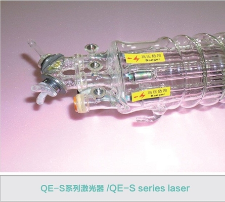 série do tubo de vidro 1900mm Qe-S do laser do CO2 400w e 600w de 300w para o equipamento doméstico do laser