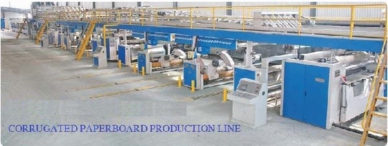 Linha de produção ondulada do equipamento da imprensa da placa de papel da camada de alta velocidade pre
