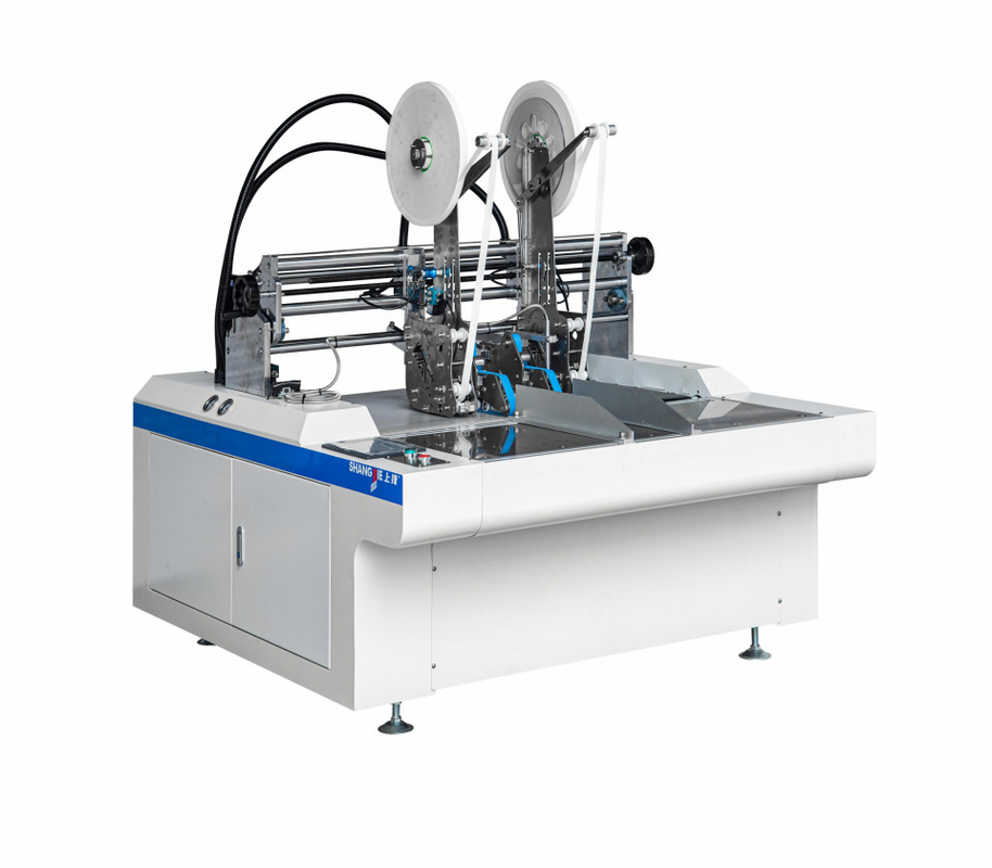 Máquina de colagem de fita semi-automática, máquina de aplicação de fita para sacos expressos, máquina de rotulagem de fita adesiva elétrica