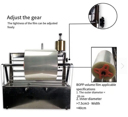 Máquina de embalagem de filmes flexíveis para snacks alimentares com material BOPP