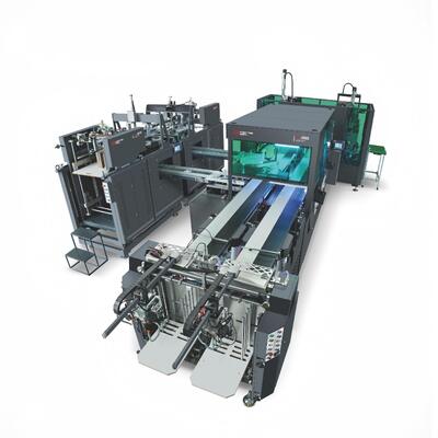 Máquina de fabricação de caixas rígidas totalmente automática para presentes, sapatos, doces, telefones, jóias e perfumes, caixa de papel, fabricante de componentes do motor