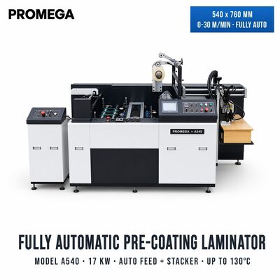 Máquina de laminagem automática de filme de pré-revestimento 30 m/min Velocidade 157-400 g Espessura Capacidade 2000 kg Peso 1 ano Garantia CN Origem